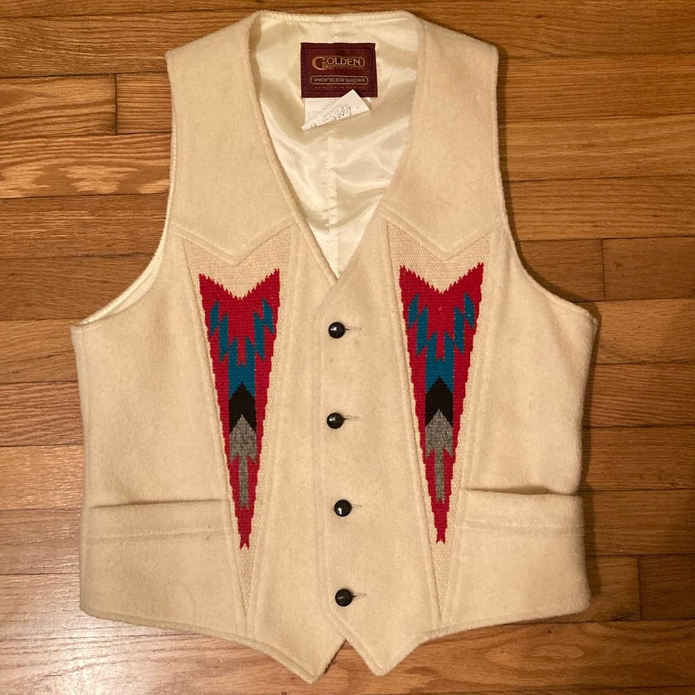 Vintage Wool Chimayo Vest